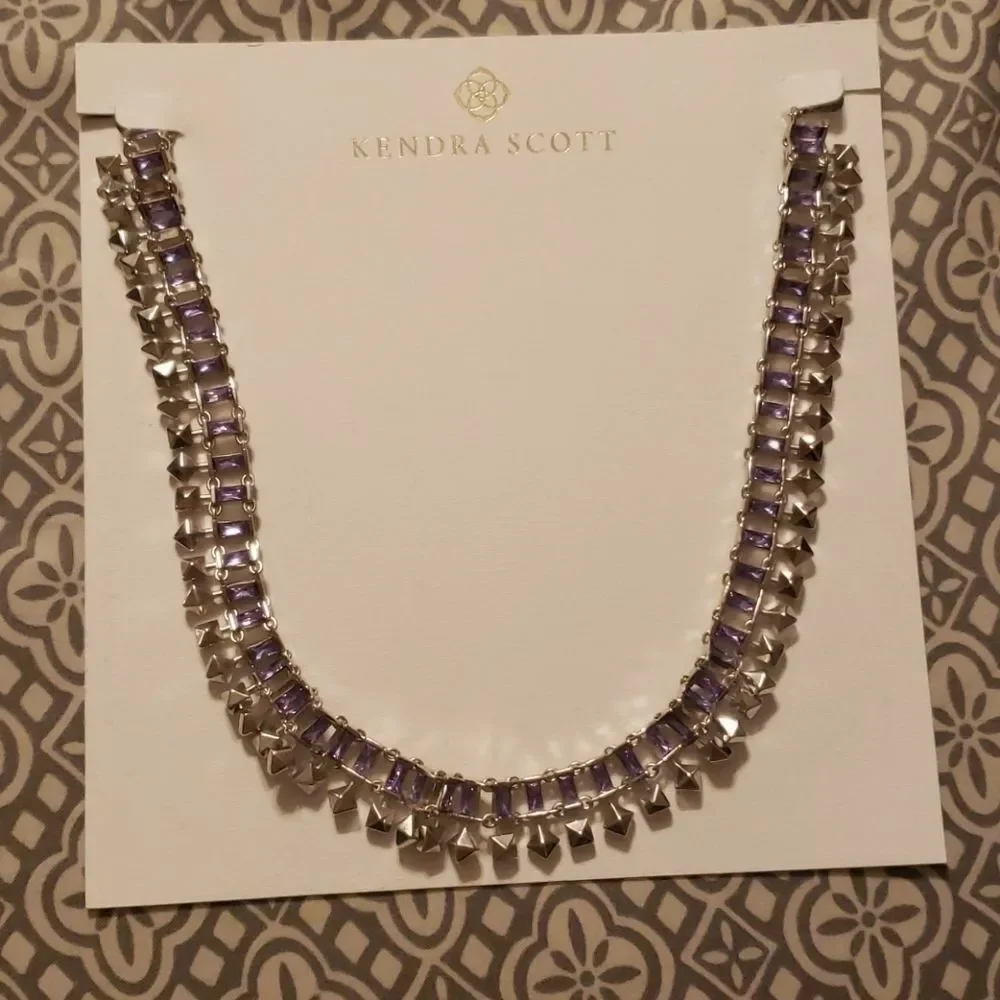 KENDRA SCOTT Oscar‎ Necklace Lilac Mix